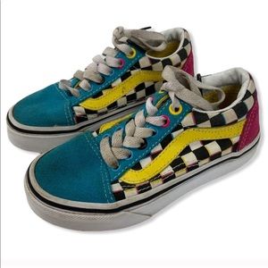 Vans Toddler Little Kid Checkerboard 80s 90s Shoes Size 11